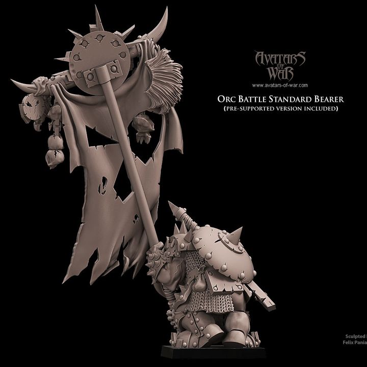 grande bannière orque