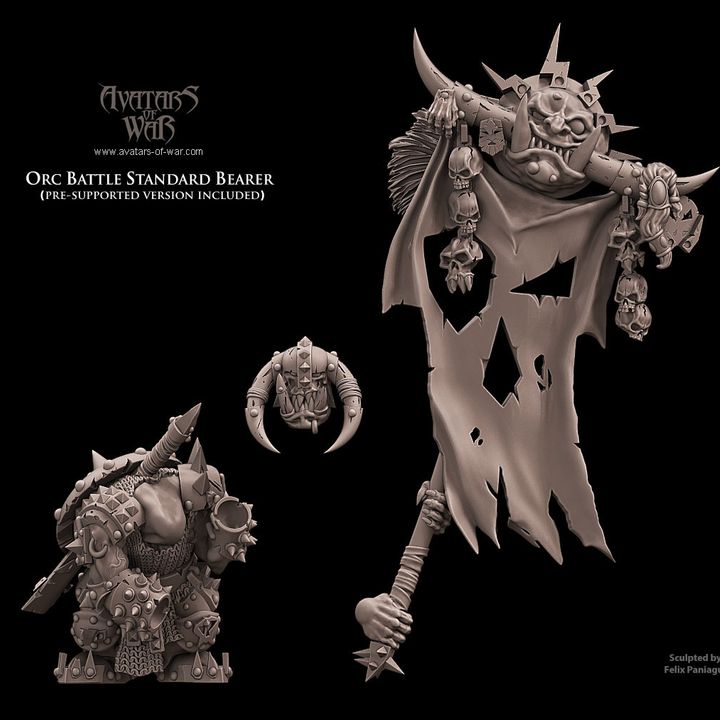 grande bannière orque