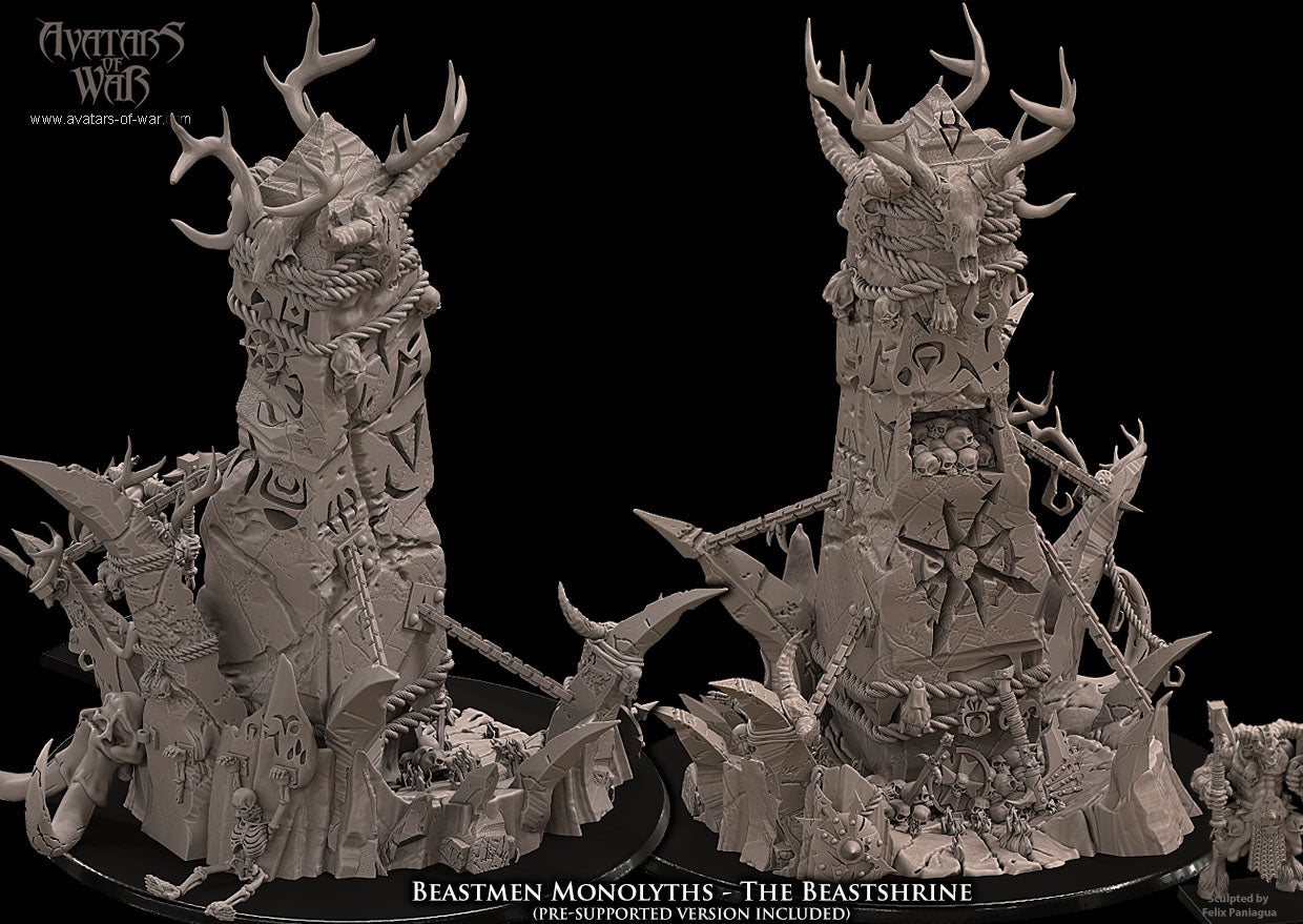 monolithe hommes bêtes