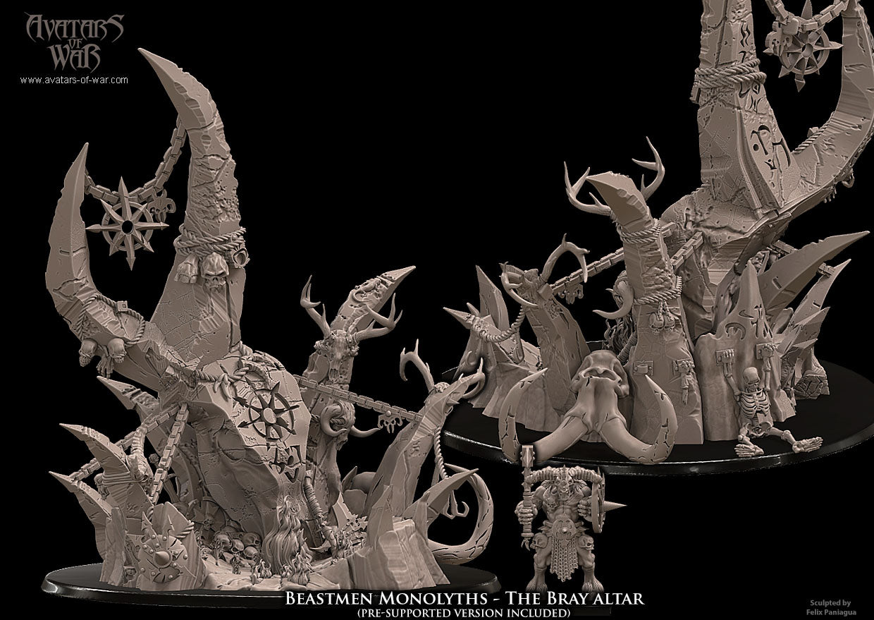 monolithe hommes bêtes