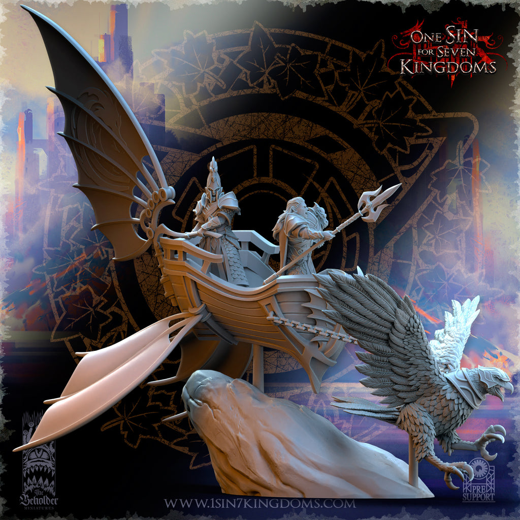 Char de l'Aigle des elfes d'Asur