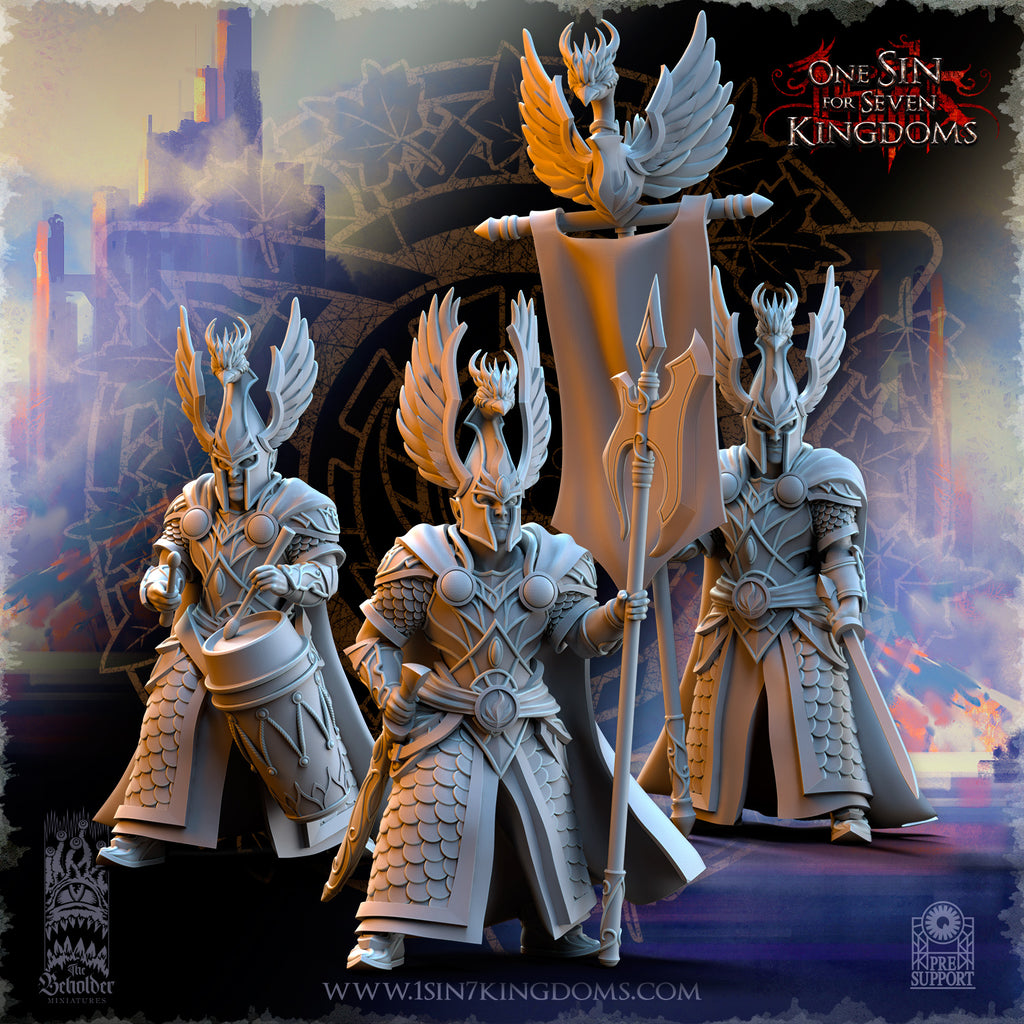 Les gardiens des oiseaux ardents des elfes d'Asur